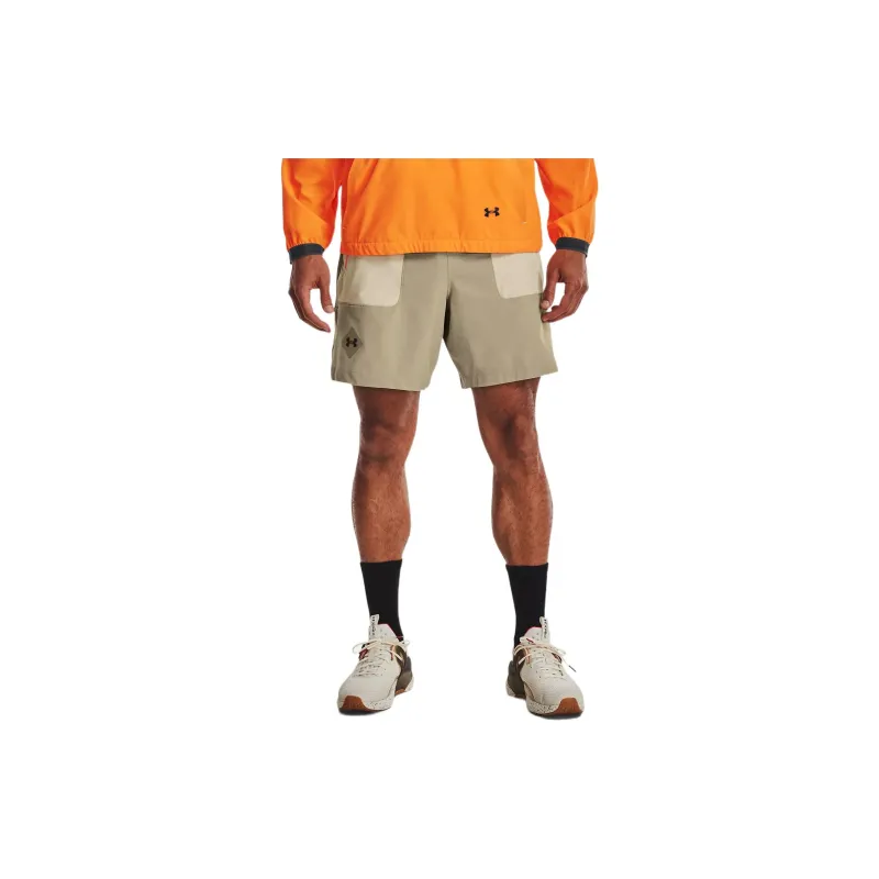Under Armour Fitted Shorts Men's Limestone White-2