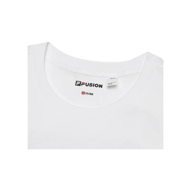 FILA FUSION FOB Series T Shirt Unisex Standard White-2