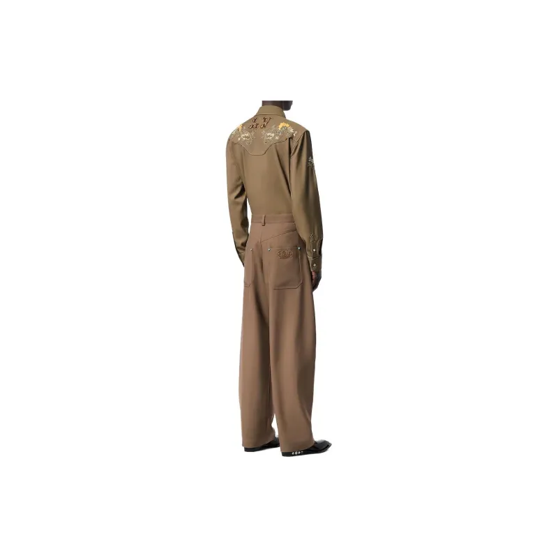 LOUIS VUITTON FW24 Shirt Men's Umber-2