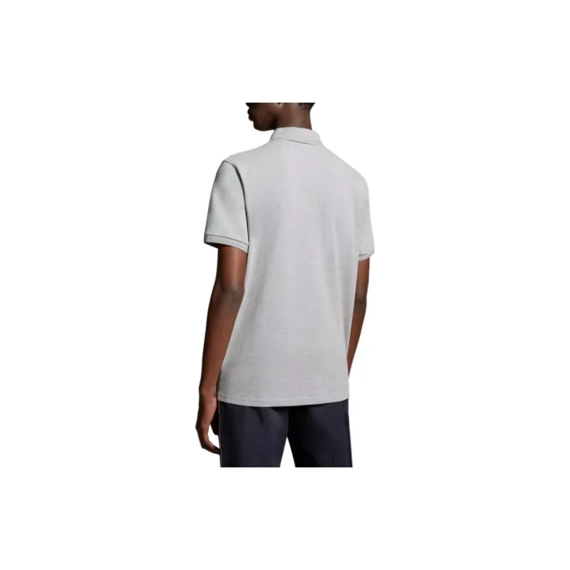 Moncler Polo Shirts Men Gray-3