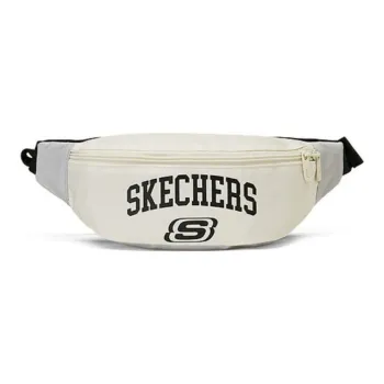 Skechers Fabric Sling Bag Crossbody Bag Fanny Pack Regular Unisex Cream Beige White