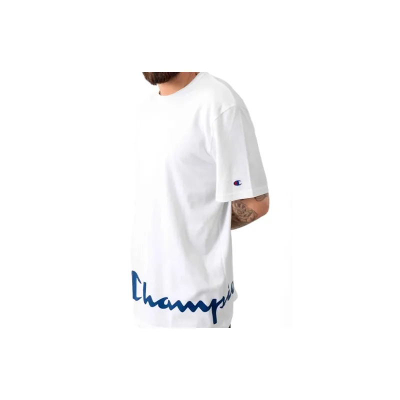 Champion Straight T Shirt US Version Unisex White-3