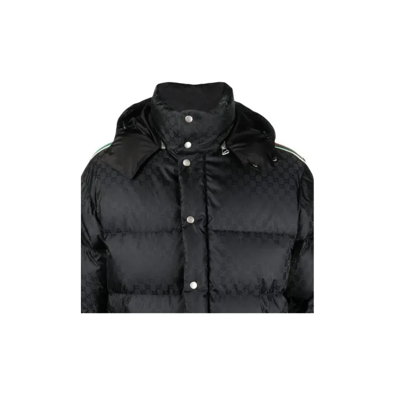 GUCCI Jumbo Gg Hooded Jacket-4