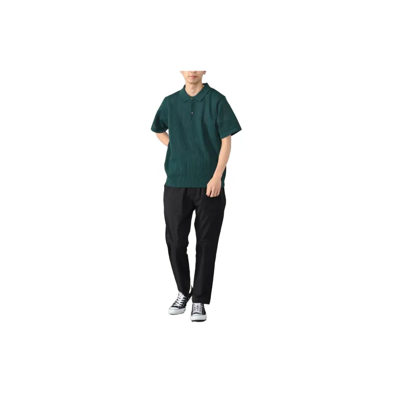Beams Polo Shirts Men Dark Green-2