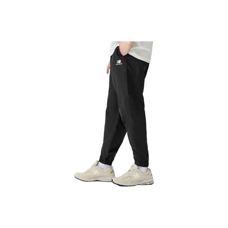 New Balance Knitted Sweatpants Men Black-4
