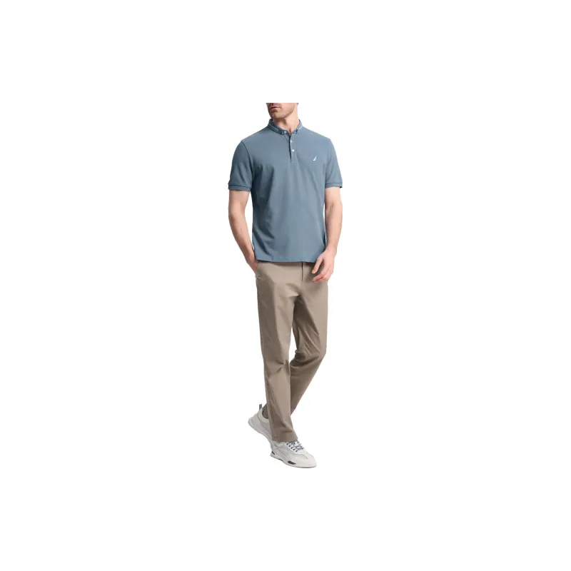 Nautica White Sail Polo Shirt Men's-4