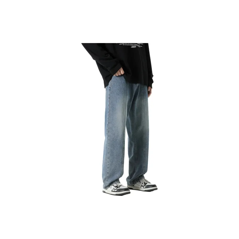 ALEXANDRO FRATELLI Jeans Men's Black Gray Color-4