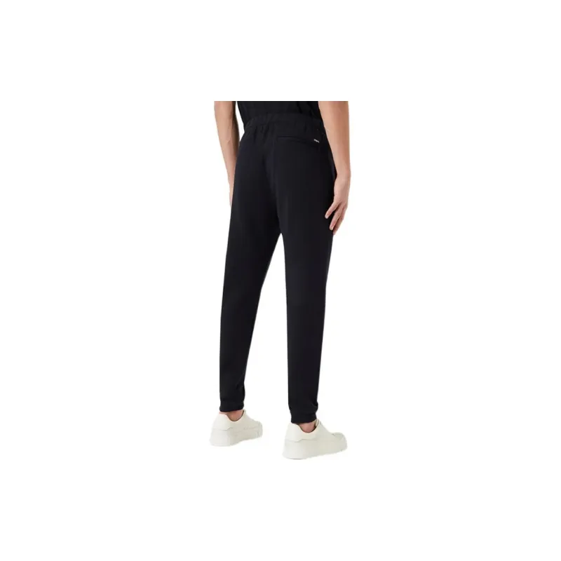 EMPORIO ARMANI SS22 Knitted Sports Pants Men's Navy Blue-2