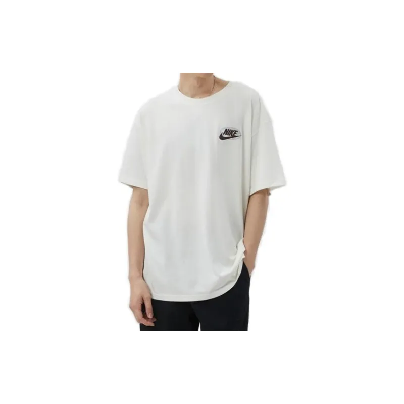 Nike T Shirts Men White-2