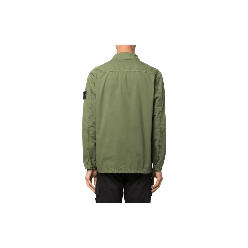 STONE ISLAND Jackets Men Army Green-1
