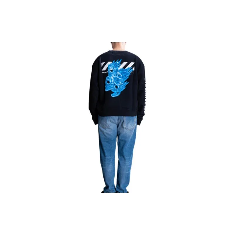 OFF WHITE Sweatshirts Men Black-3