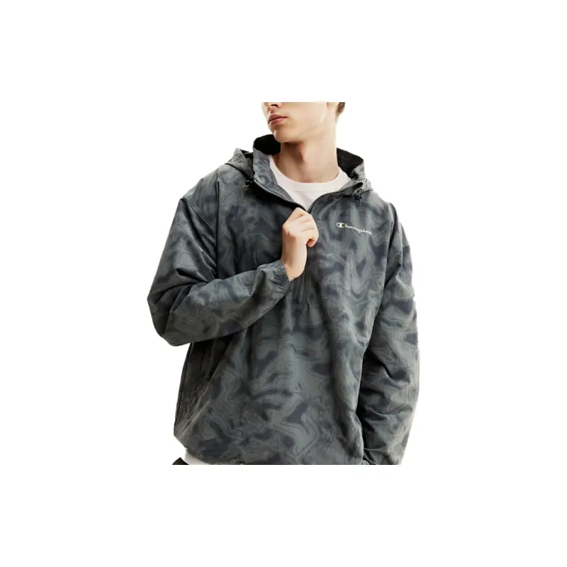 Champion Jackets Unisex Black Multicolor-5