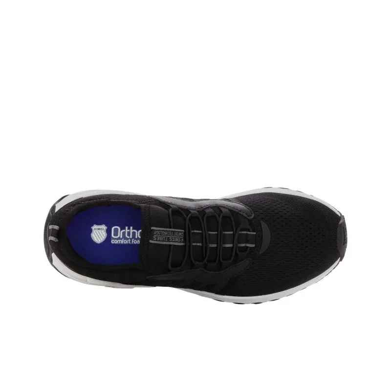 KSWISS Abrasion Resistant Low Top Running Shoes Women's Black-4