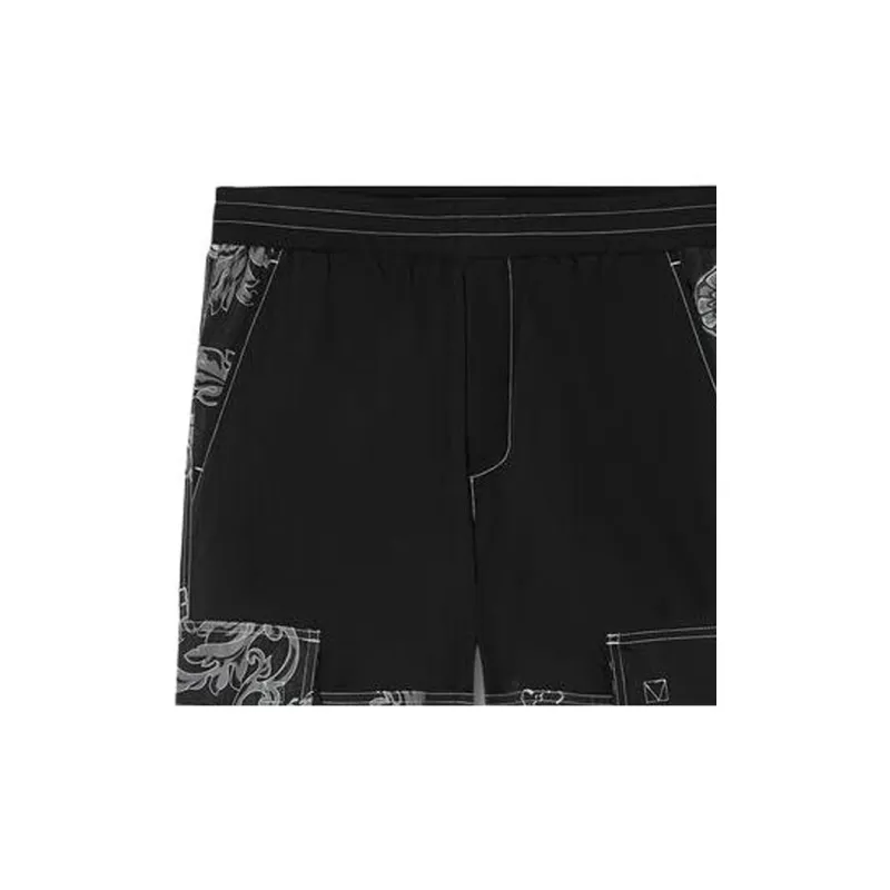 VERSACE Cargo Pants Men's Black-4