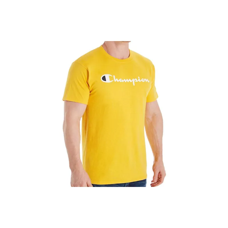 Champion T Shirt US Version Unisex Gold-2