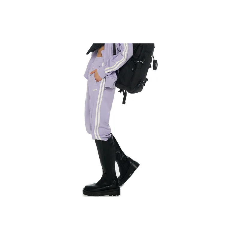 NERDY Sweatpants Unisex Light Purple-4