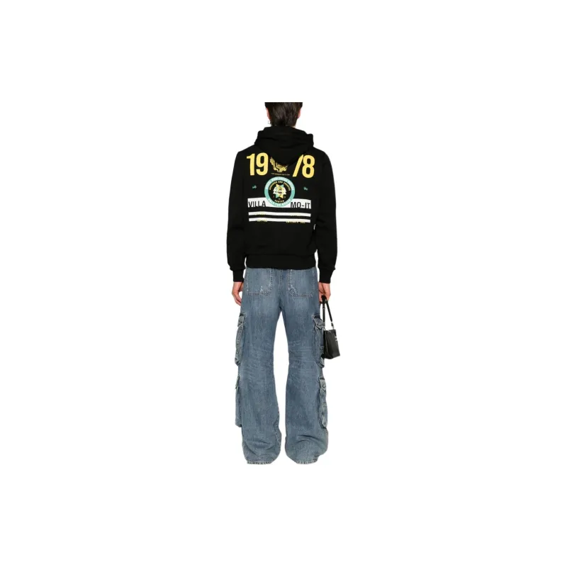 DIESEL S Ginn Hood Graphic print Hoodie-2
