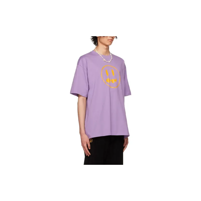 Drew House Smiley Collection T Shirts Men Purple-2