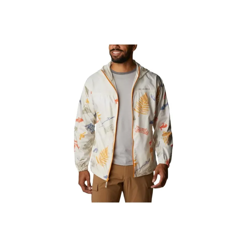 Columbia Jacket Men's White Base With Print-3