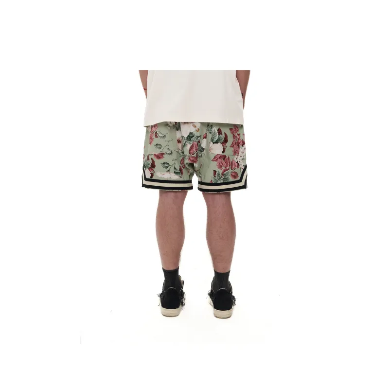 JUNGLE GURL Basketball Straight Fit Casual Shorts Unisex Ice Blue-4