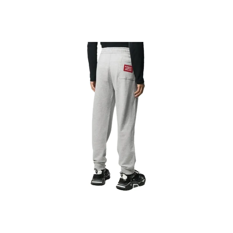 Burberry Knitted Sports Pants Men's Gray-2