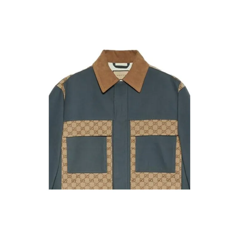 GUCCI Monorammed Corduroy Overshirt-5