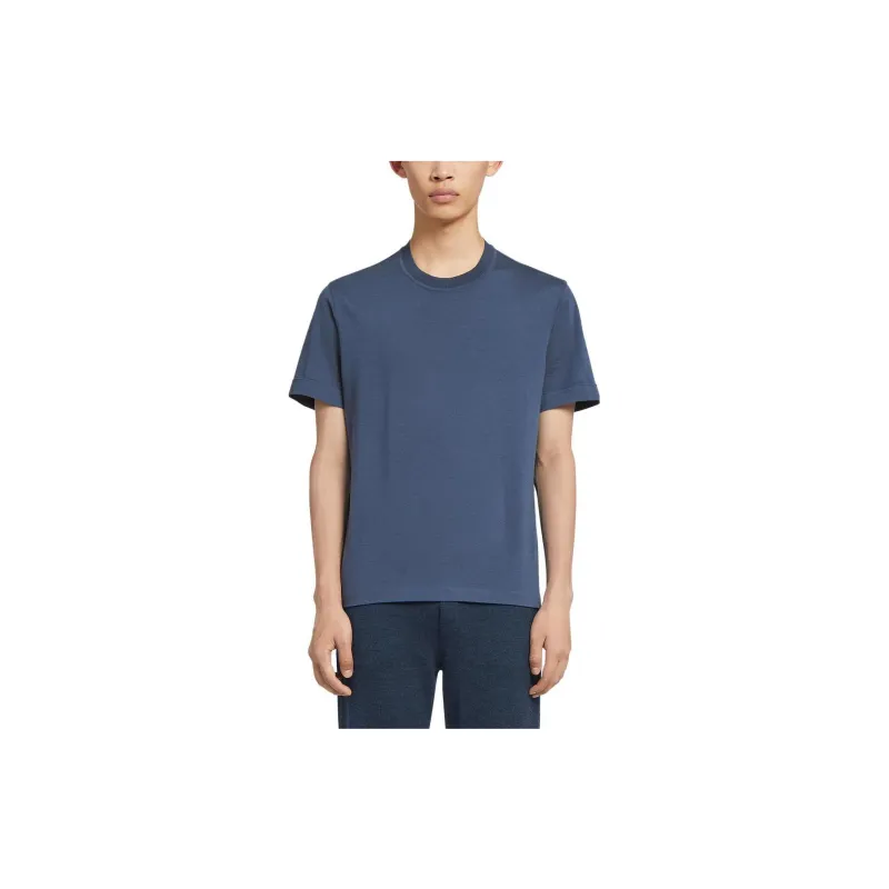 FEDELI T-Shirts Men Blue-2
