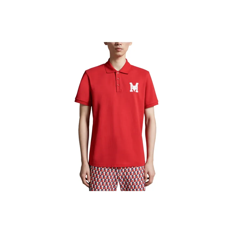 Moncler SS24 Year Of The Dragon Collection Polo Shirt Men's Red-1