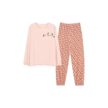 Cotton Has A Home Pajama Set Women's Creamy Pink