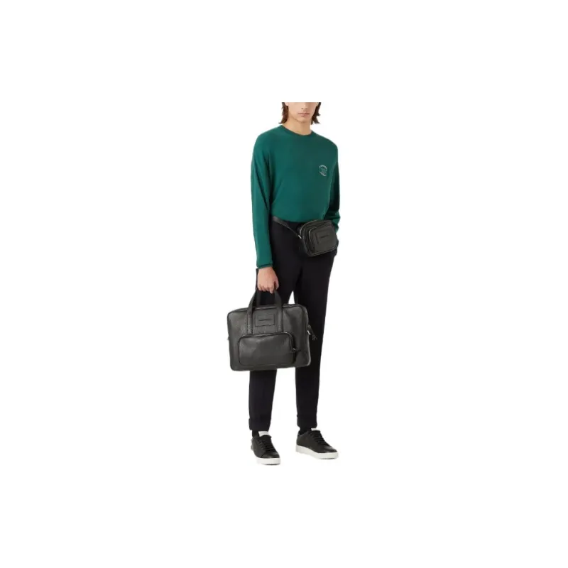 EMPORIO ARMANI Sweaters Men Green-3