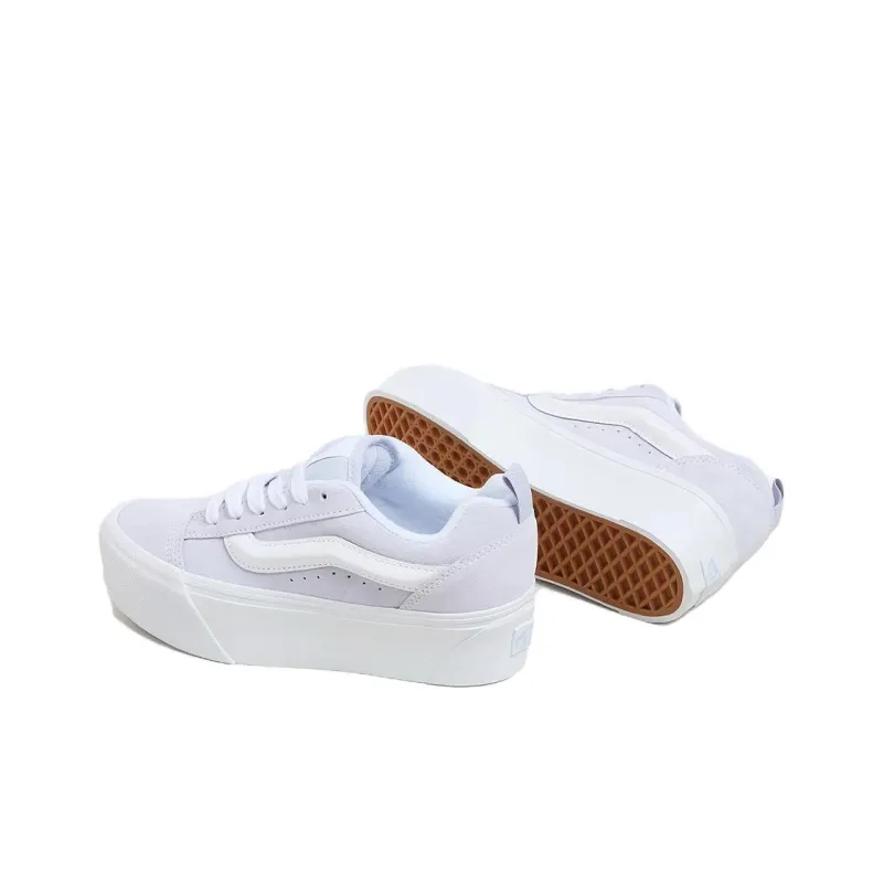 Vans Knu Stack Anti Slip Wear Resistant Low Top Skateboard Shoes Unisex Light Blue-2