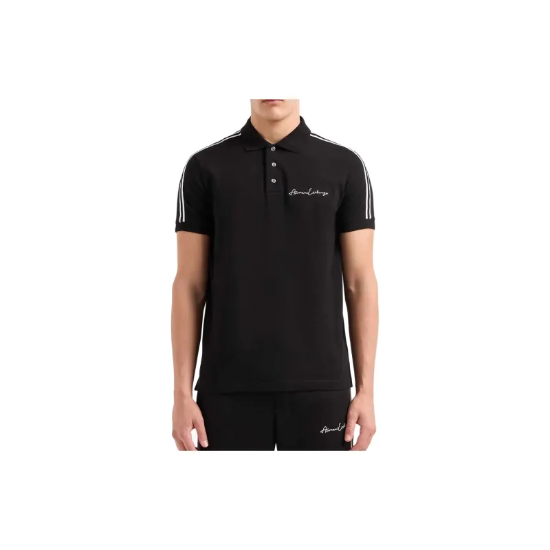 ARMANI EXCHANGE Logo embroidered Polo Shirt-5