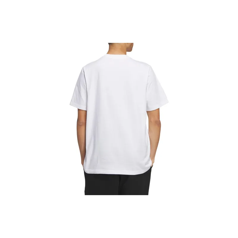Adidas T Shirts Unisex White-3