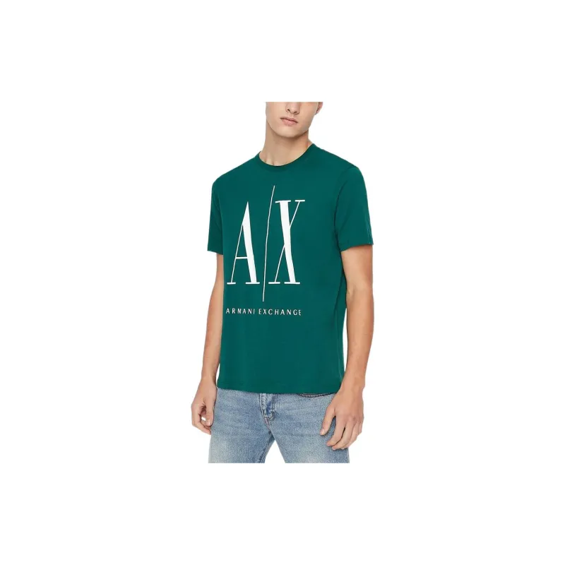 ARMANI EXCHANGE T Shirts Men Grass Green-2