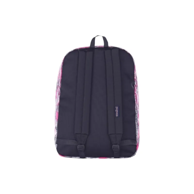 JanSport Polyester Backpack Medium Size Women's Rose Red Sweaters-2