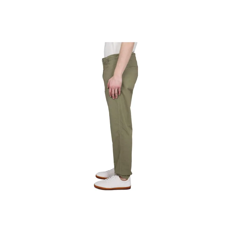 ASPESI Straight Leg Drawstring Chino Trousers-2