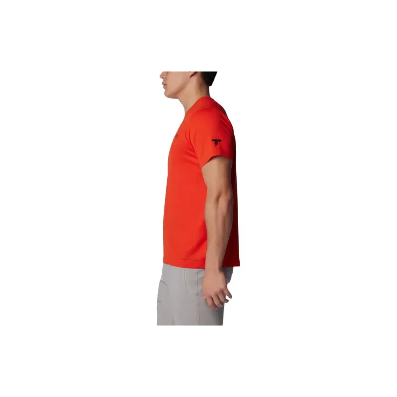 Columbia Summit Valley T Shirt Men's Red-2