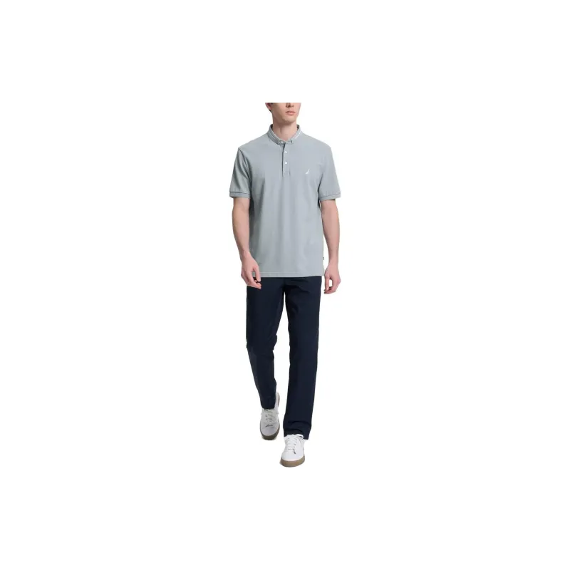 Nautica White Sail Polo Shirt Men's-1