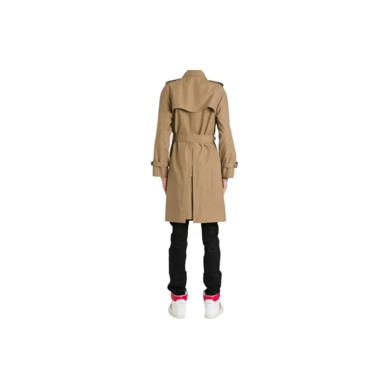 CELINE Trench Coats Men Camel-4