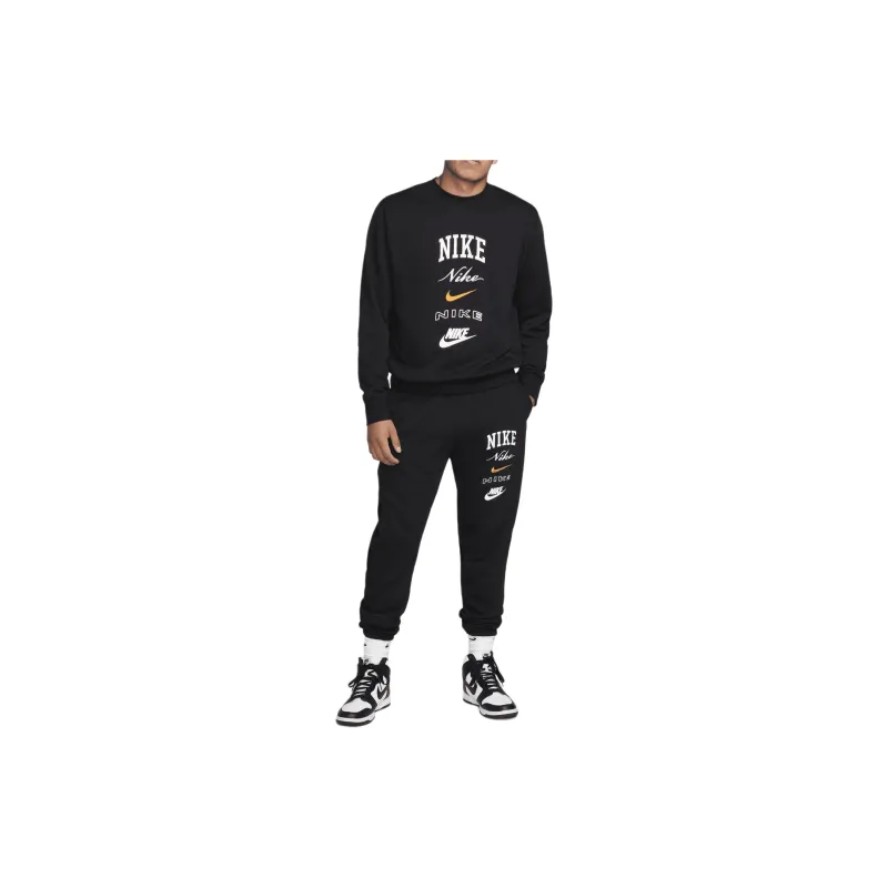 Nike Club Fleece Sweatshirt Men's Black-2
