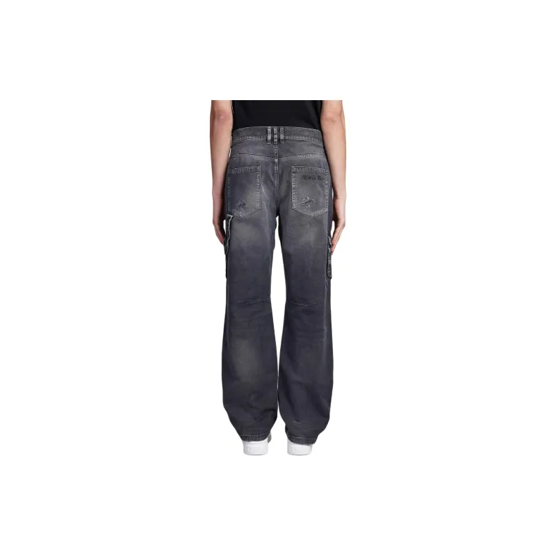 BALMAIN Cargo Denim Trousers-1