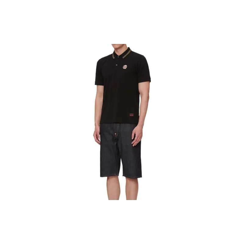EVISU Polo Shirts Men Black-3