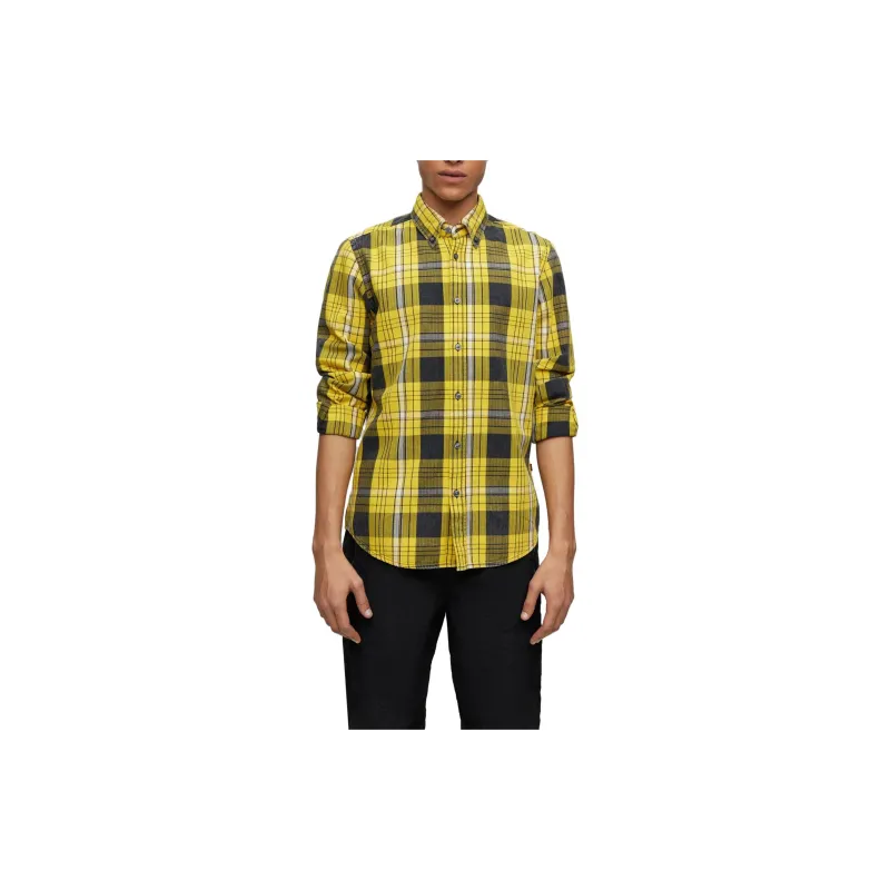 HUGO BOSS Shirts Men Yellow-2