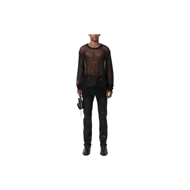 1017 ALYX 9SM Straight leg Leather Trousers-1