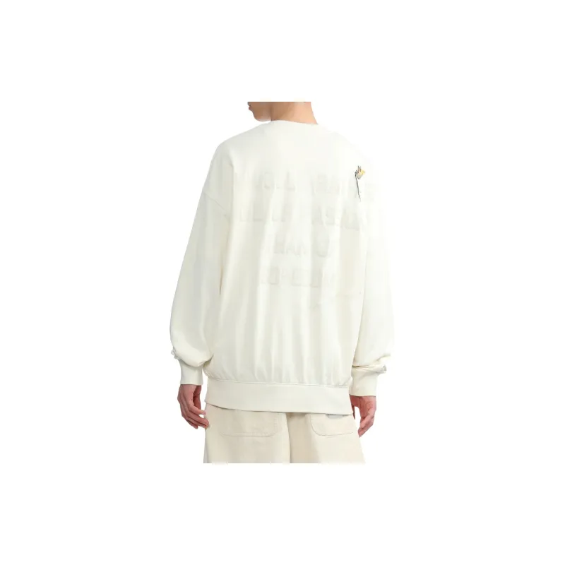 MUSIUM DIV Logo embroidered Cotton Sweatshirt-13