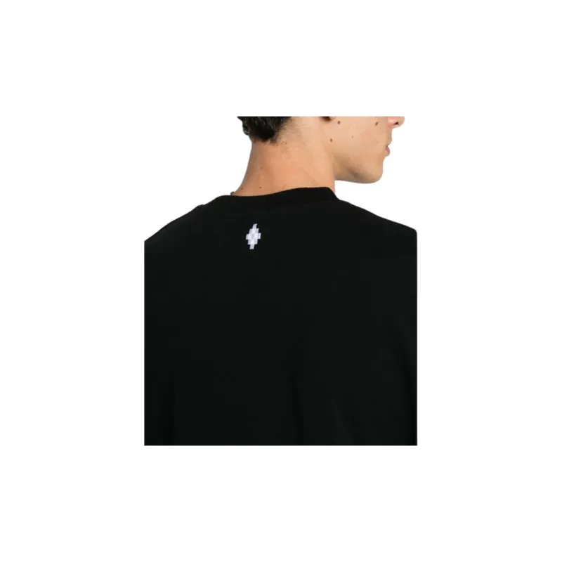 Marcelo Burlon Collar Feathers Cotton T-shirt-1