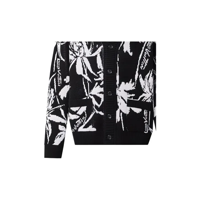 LOUIS VUITTON Thistle Jacquard Cardigan-6