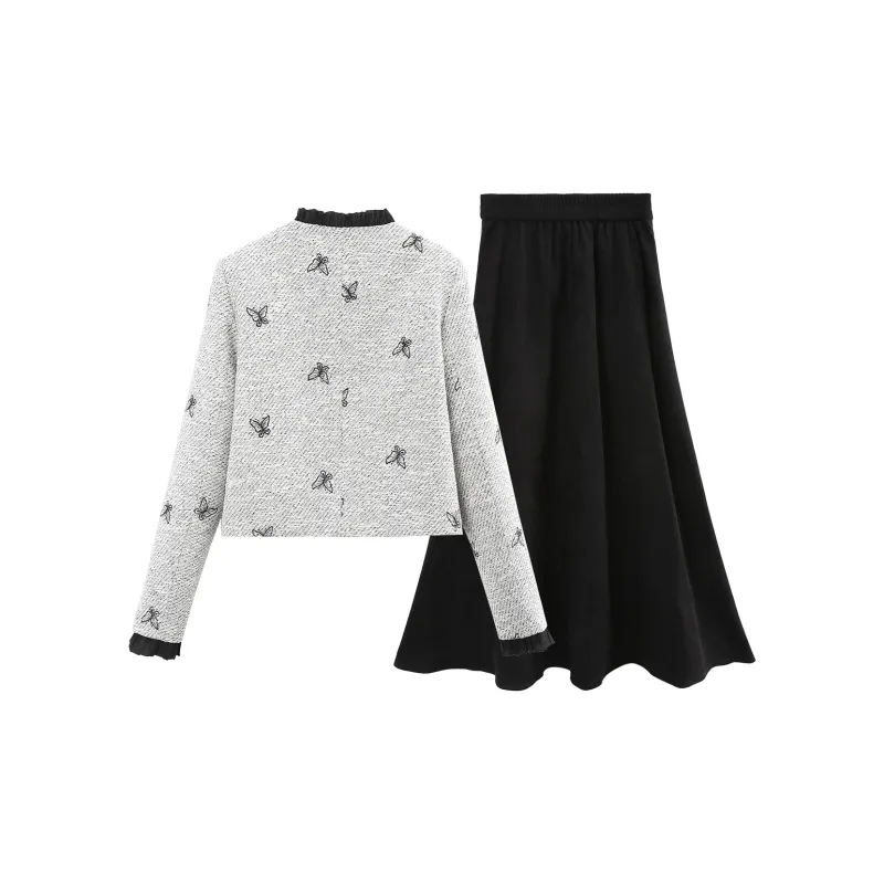 A Paradise For Awakening Skirt Set Women's Black-1