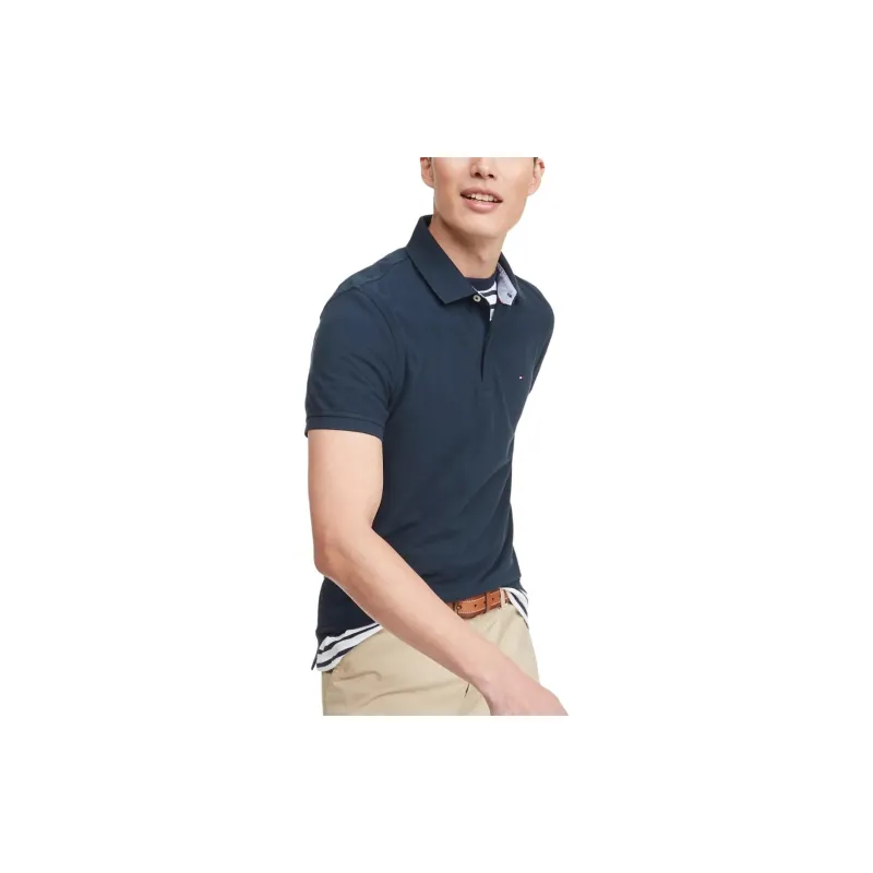 Tommy Hilfiger Polo Shirt Men's Navy Blue-6