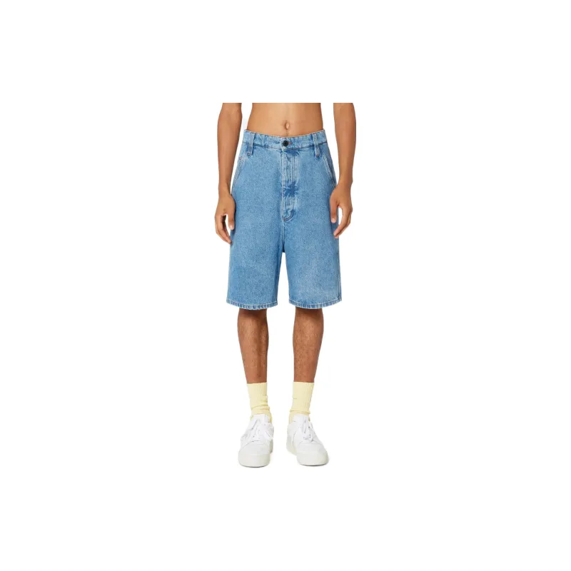 AMIPARIS AMI Summer Limited Series Denim Shorts Men Blue-1